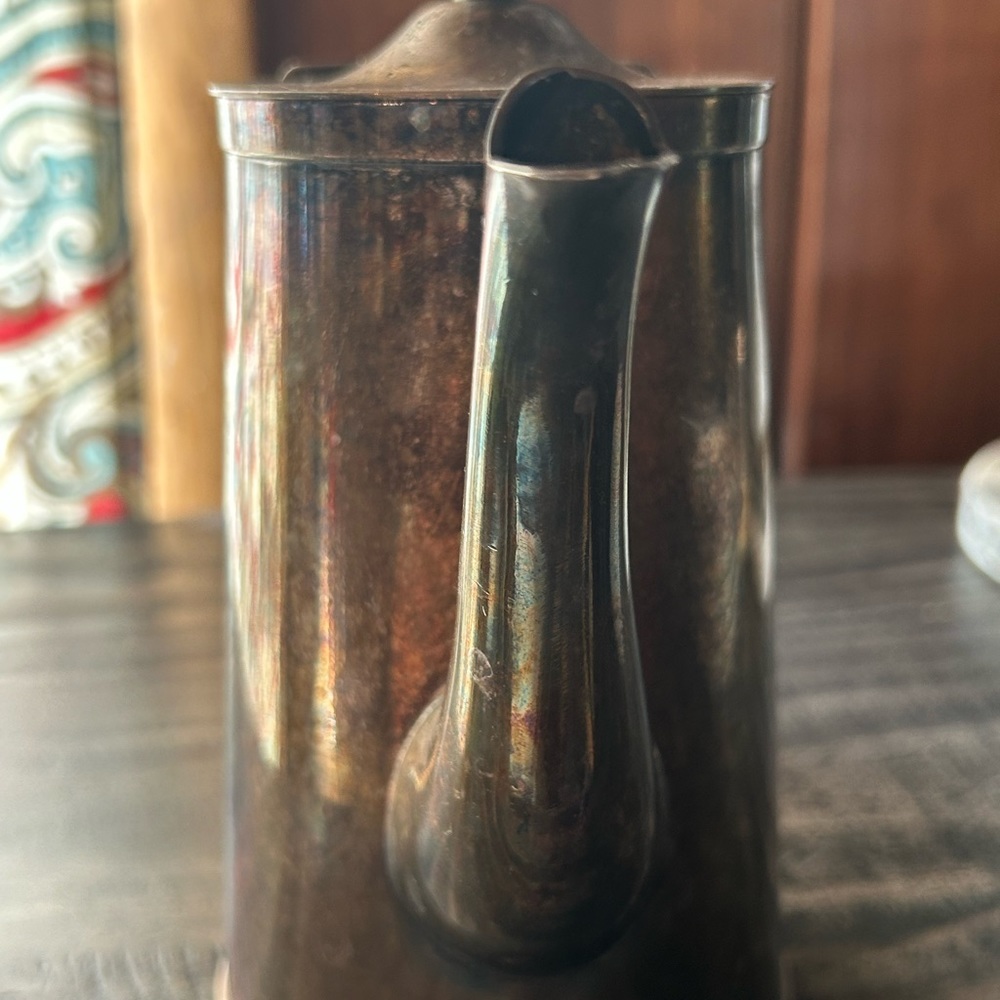 Vintage Grand silver company wearbrite nickel silver pitcher - Picture 3 of 9